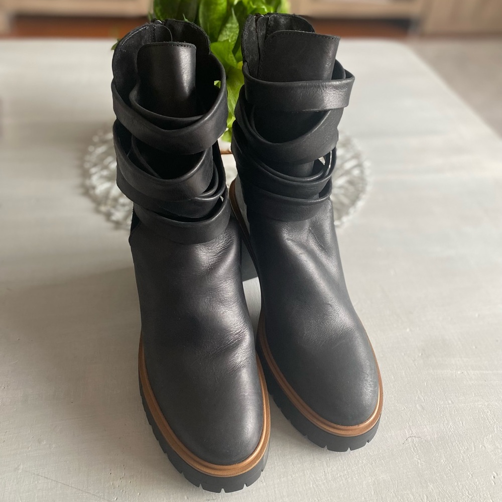 Free People Shoes | Jesse Cutout Boot | Black | Size 39 - Picture 10 of 13
